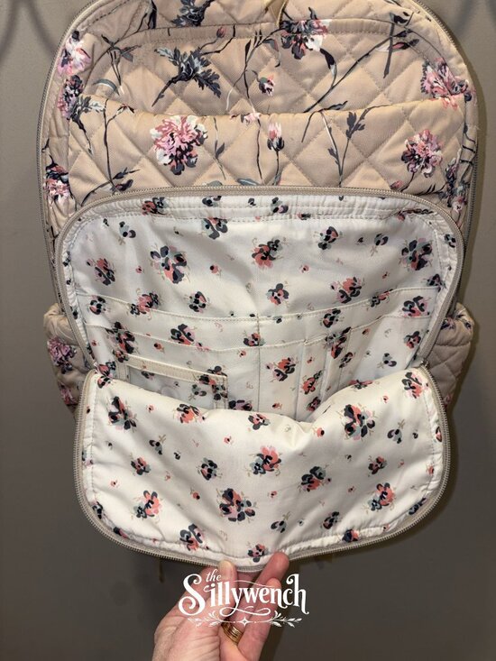 Vera Bradley Strawflowers XL Campus Backpack in Performance Twill main image 10